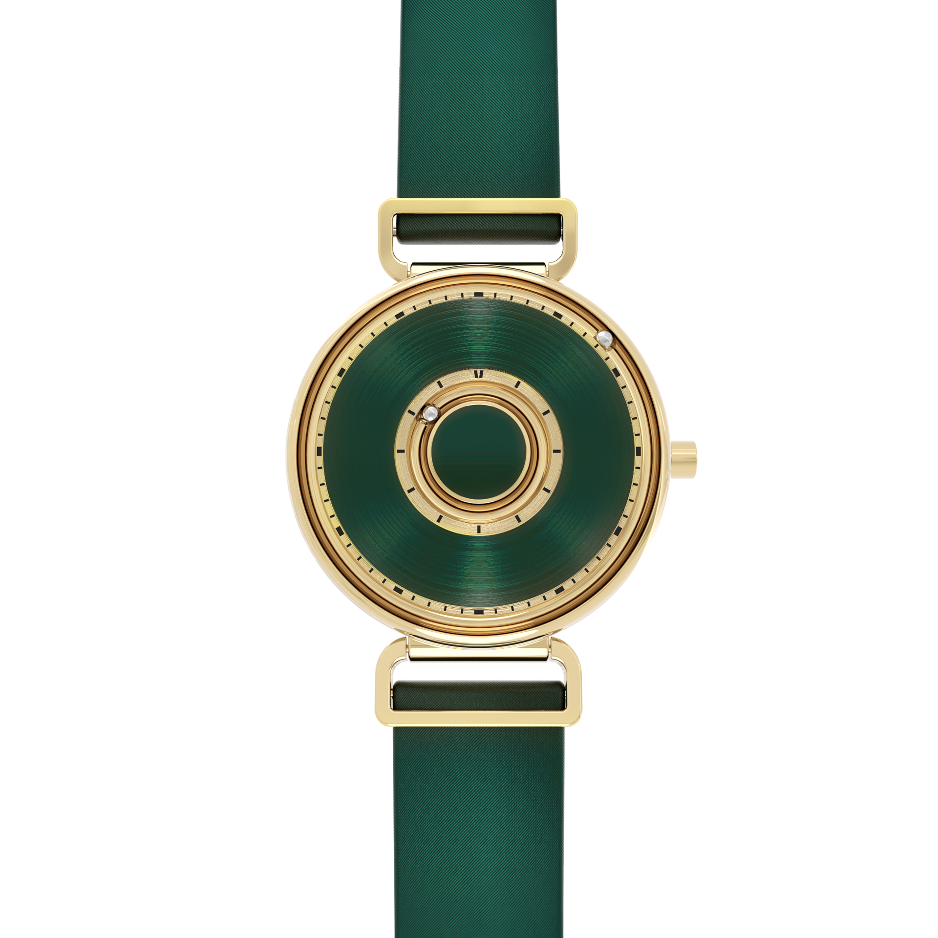 The most popular fashion watches in 2024 - Earth Gravity-Bella Gold Green