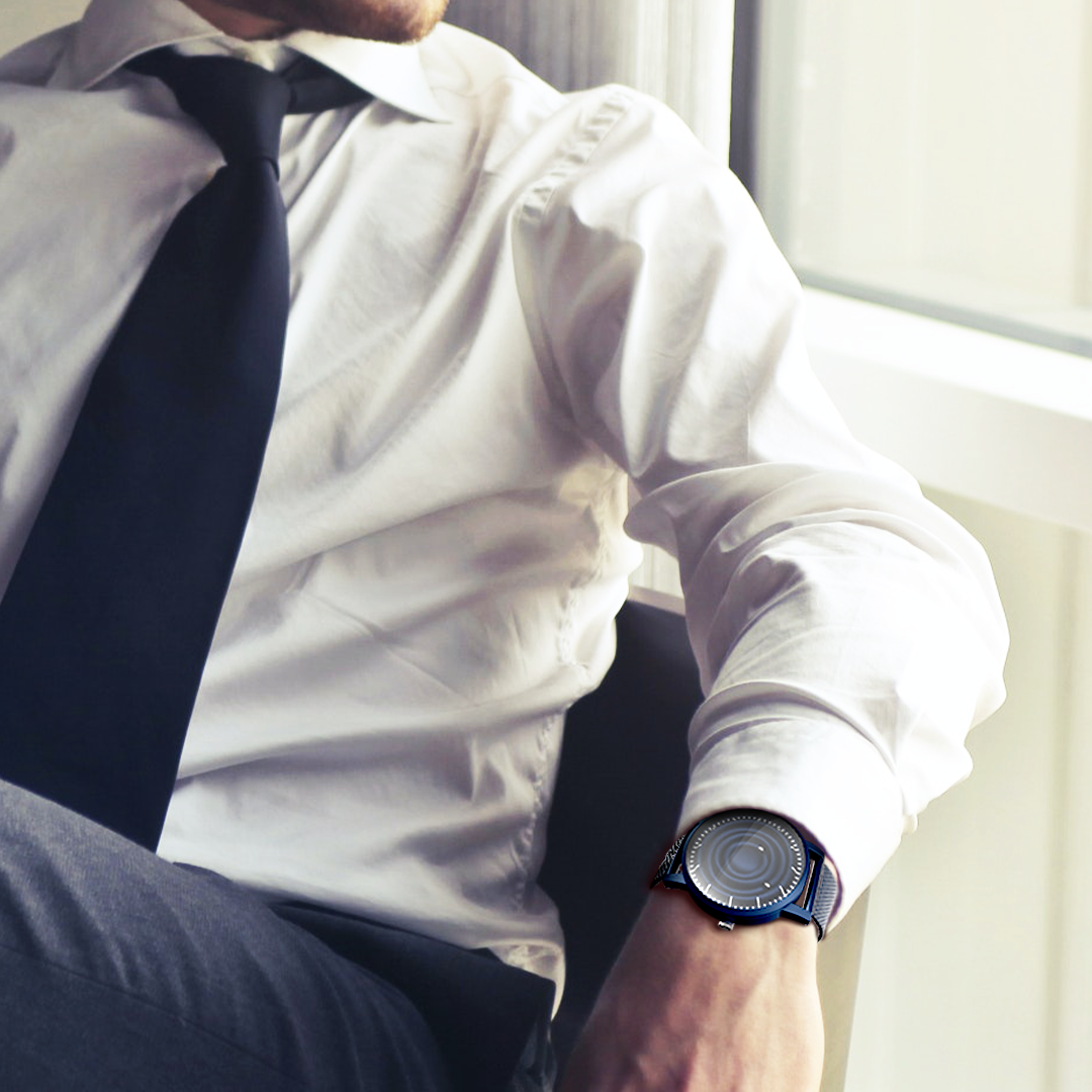 Wave Blue mesh magnetic blue