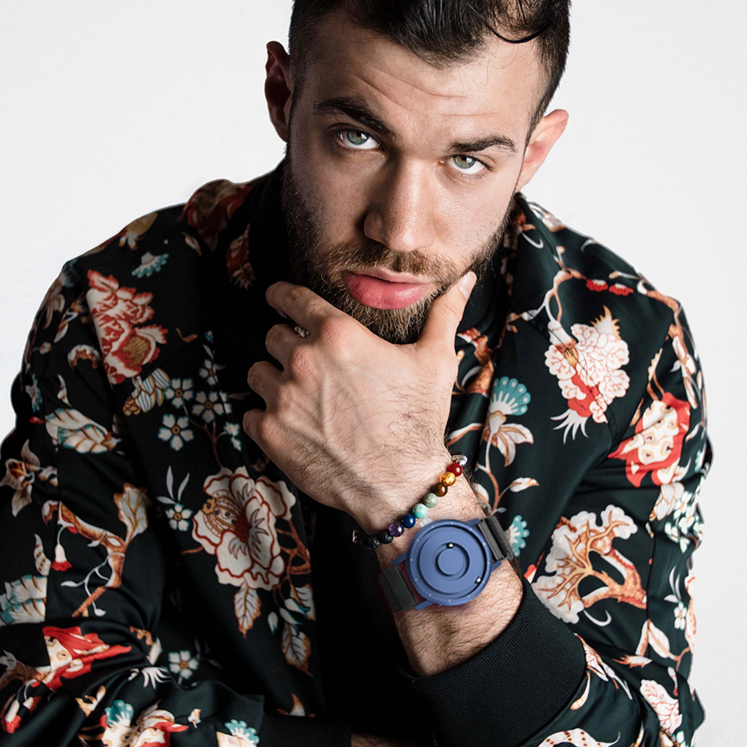 Jupiter Blue mesh magnetic black